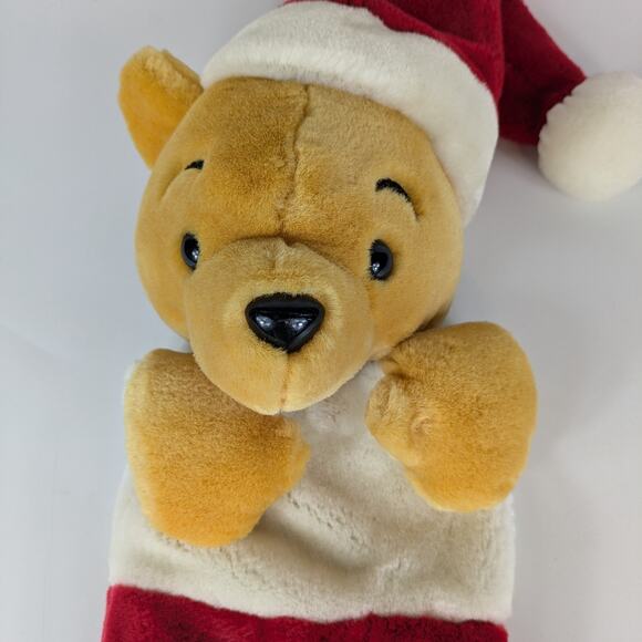 Classic Winnie the Pooh Christmas Stocking 3D Vintage 70s/80s Walt Disney World - Picture 2 of 16